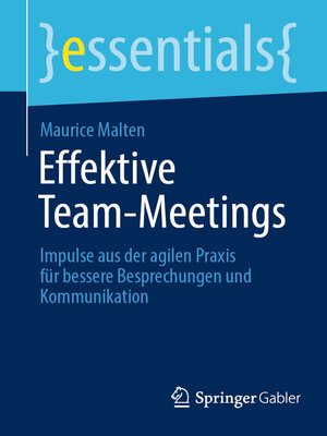 cover image of Effektive Team-Meetings